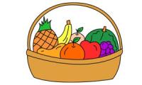 Comment dessiner une corbeille de fruits