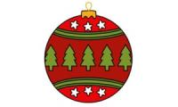 Comment dessiner une boule de Noël