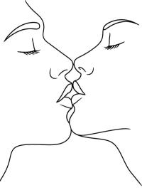 Donner un bisou
