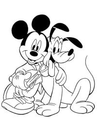 Mickey Mouse et Pluto