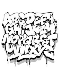 graffiti alphabet