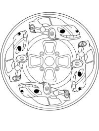 mandala voiture