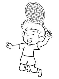 Jouer au badminton