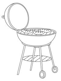 Barbecue avec de la viande