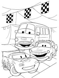 Flash McQueen et Fillmore