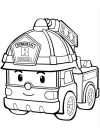 Camion de pompier Roy (Robocar Poli)