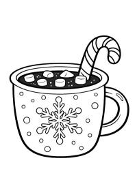 Chocolat chaud avec des guimauves