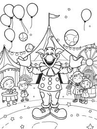 Clown cirque