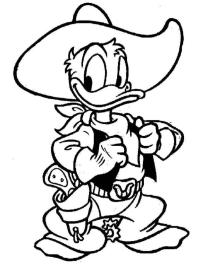 cow-boy donald duck