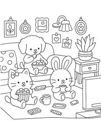 Cozy regarder la t&eacute;l&eacute;