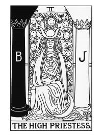 Carte de tarot la Grande Prêtresse