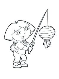 Dora avec lanterne