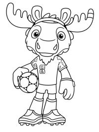 &Eacute;lan Maple (mascotte de la Coupe du Monde 2026)