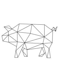 Cochon géométrique