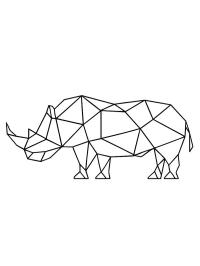 Rhinocéros géométrique