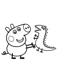 George Pig et Monsieur Dinosaure