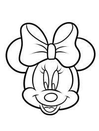 Visage de Minnie Mouse