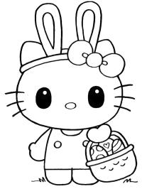 Hello Kitty Lapin de Pâques