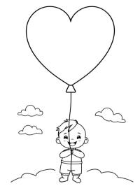 Ballon en forme de cœur