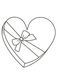 Bo&icirc;te en forme de c&oelig;ur