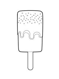 Crème glacée sur un bâton