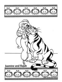 Jasmine et le tigre Radja