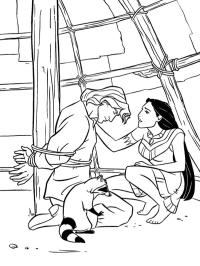 John Smith, Pocahontas et Meeko