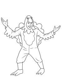 Costume de dinde