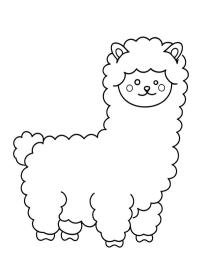 Kawaii alpaca