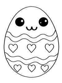 Kawaii œuf de Pâques