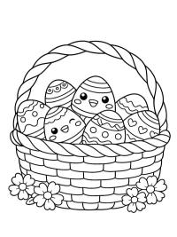 Kawaii panier de P&acirc;ques