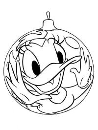 Boule de Noël Daisy Duck