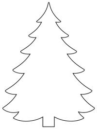 Mod&egrave;le sapin de No&euml;l