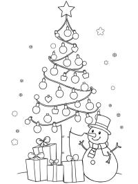 Des guirlandes de Noël en forme d'arbre