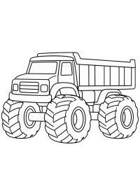 Camion-benne monster truck