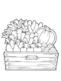 Caisse de légumes