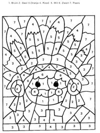 couleur par numéro indien