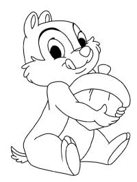 Chip est assis