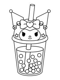 Th&eacute; aux perles Kuromi
