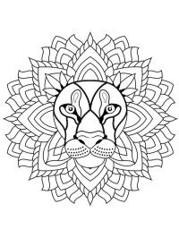 Mandala lion