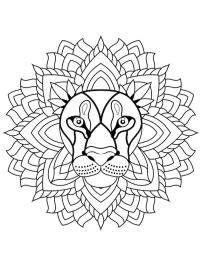 Mandala lion