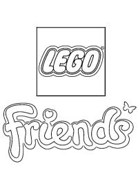 Logo Lego friends