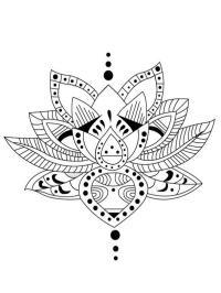 tatouage fleur de lotus