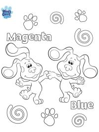 Magenta et Bleu