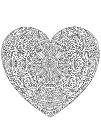 Mandala cœur