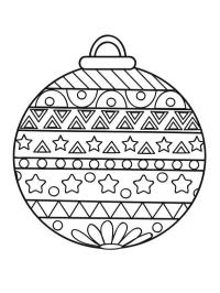 mandala boule de noël