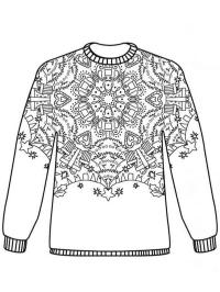 Pull de Noël Mandala