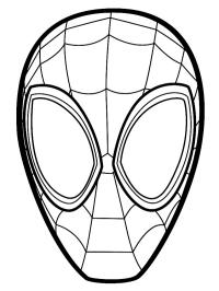 masque de spiderman