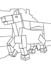 Minecraft cheval