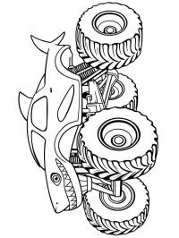 Monstertruck requin